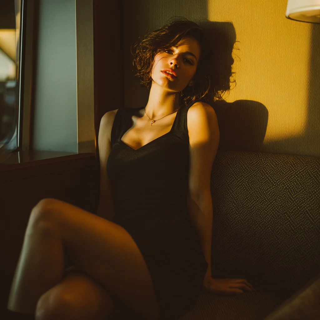 Ruby — the featured Flirt AI companion, Sweet Trouble persona